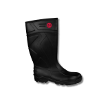 Bota PVC Punta y Planta de Acero Negra
